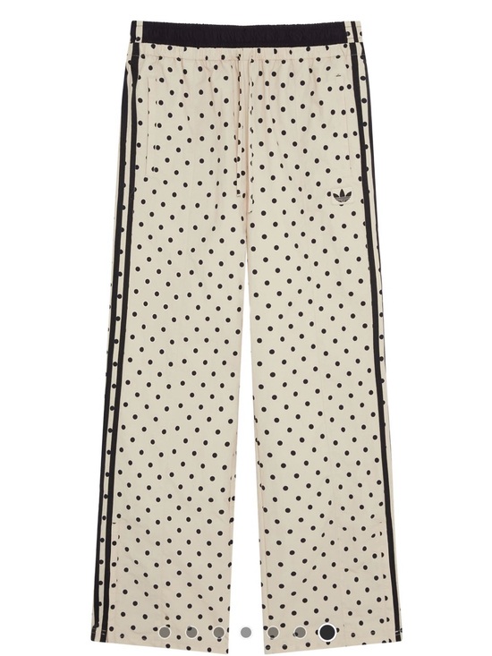 adidas Pants - NWT adidas Originals × ASOS oversized polka dot track pants in stone